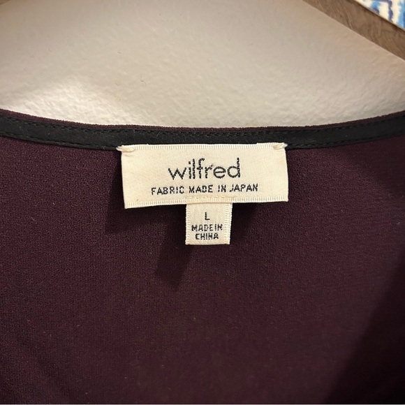 Aritzia Wilfred Tank Top Large purple open back - Picture 6 of 8